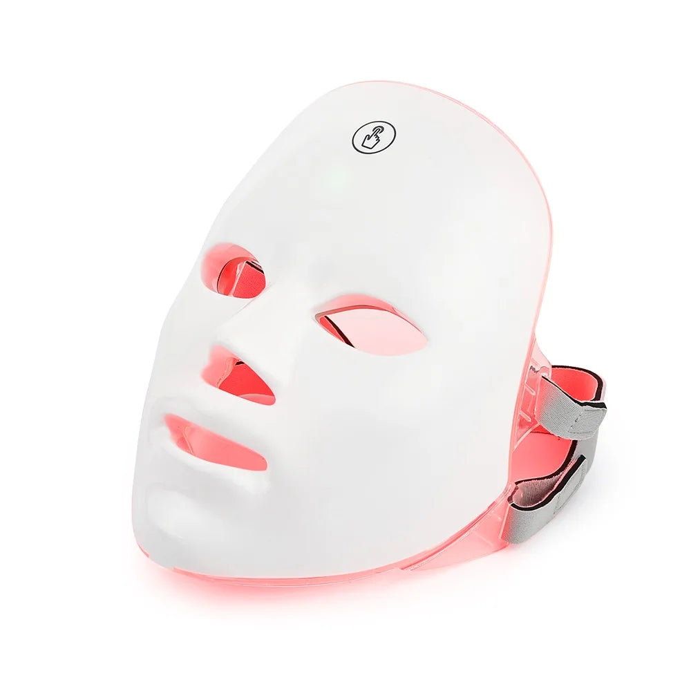 7-Color LED Light Therapy Facial Mask – Rechargeable Skin Rejuvenation & Glow Care
