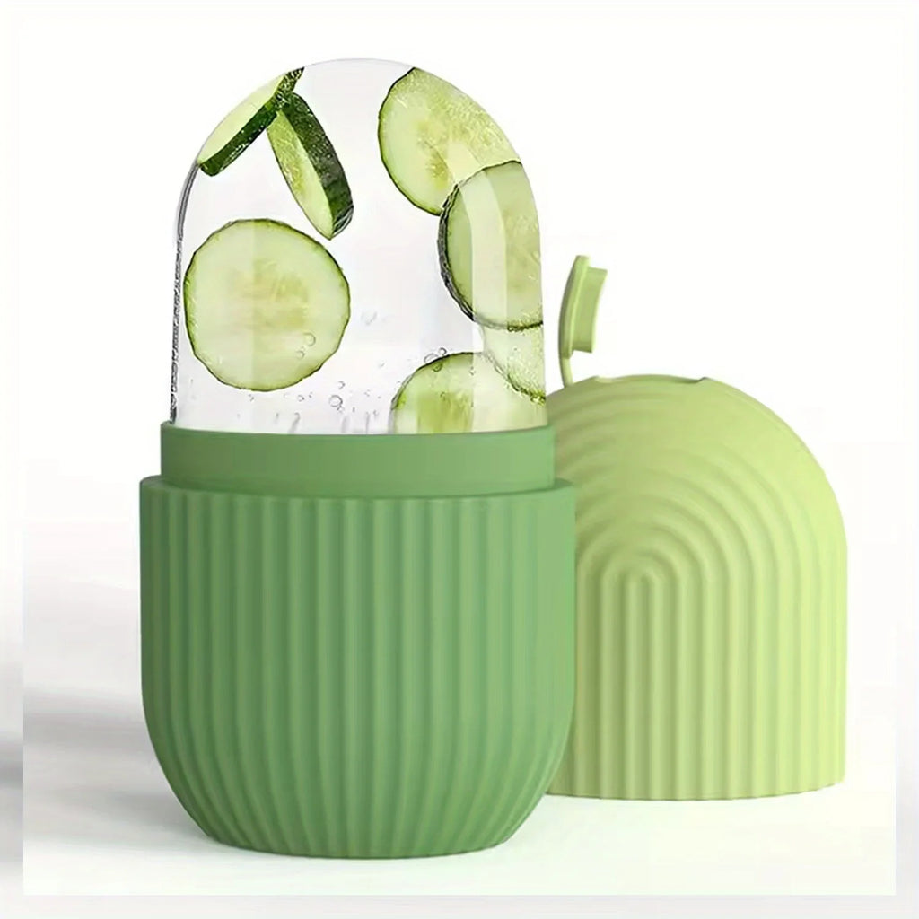 “IcyFace Cooling Ice Roller for facial puffiness and skin tightening”